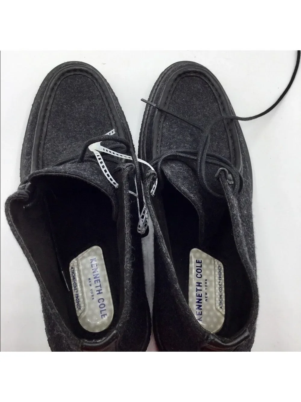 KENNETH Cole New York Phoenix Wallabee Boots Dark Gray Size 9.5